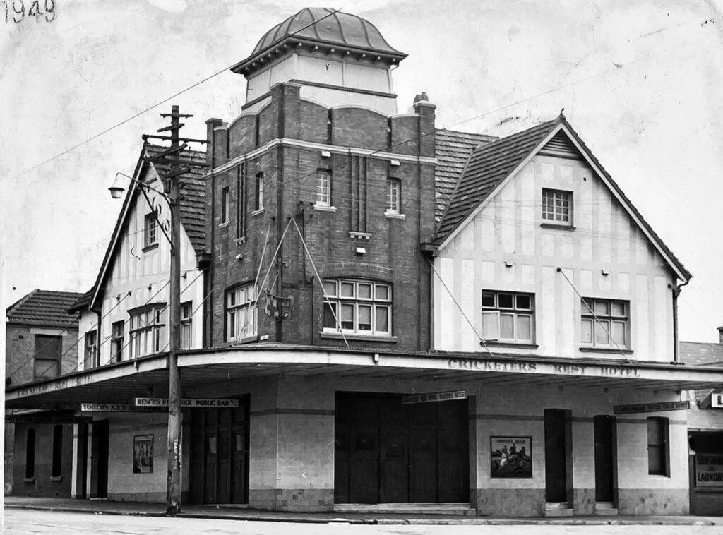 Tudor Hotel Redfern was formerly The Cricketers Rest